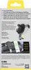 The image shows the packaging of a car air vent mount, with product descriptions and images of the product in use. Voir les images du produit