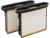 Two vacuum cleaner filters are shown against a white background. Produktbild-Vorschau