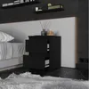 STIV Möbel | Szafka nocna Czarny Mat 40x40x53,5 cm | 2 Podgląd zdjęcia produktu 9