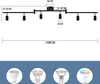 ZMH LED Deckenstrahler Schlafzimmer 6 Flammig Wohnzimmer Produktbild-Vorschau 3