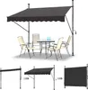 LZQ 200x120cm Klemmmarkise Einziehbar Balkonmarkise mit Produktbild-Vorschau 1