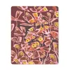 MuchoWow® Mauspad Mousepad Braun - Retro - Schmetterlinge - Produktbild-Vorschau 1