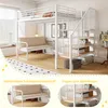 Merax Etagenbett Hochbett 140x200cm mit abnehmbarem Produktbild-Vorschau 4