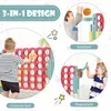 DREAMADE Riesiges 4 Gewinnt Spiel mit Basketballkorb und Produktbild-Vorschau 2