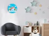 ModernClock, Wanduhr, Wanduhr für Kinder, Einhorn mit Produktbild-Vorschau 4