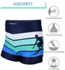 Kąpielówki dla chłopców Aquarti, w paski, z motywami, Podgląd zdjęcia produktu 3