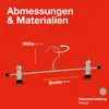 MAWA Kleiderbügel mit Clips, 10er-Set, rutschfest, 30 cm, Produktbild-Vorschau 5