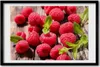 Bild 60x40 MDF-Rahmen, Wandkunst Himbeeren Produktbild-Vorschau 1
