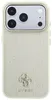 Custodia Guess con motivo a righe e logo 4G, color beige, Anteprima dell’immagine prodotto 3