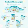 COSTWAY Dinosaurier Aktivitätswand für Kleinkinder, 11-in-1 Produktbild-Vorschau 2