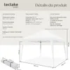 Tonnelle pliable Linosa 3x3m - blanc Voir les images du produit 6