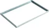 A rectangular frame with a silver/gray metallic finish, presented on a white background. Produktbild-Vorschau