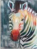 ARTland Leinwandbild Prisma Zebra II Größe: 60x80 cm Produktbild-Vorschau 1