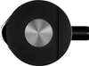A top-down view of a black electric kettle with a silver circular accent. Podgląd zdjęcia produktu