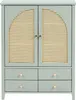 BELIANI Schuhschrank Mintgrün MDF Holzwerkstoff u. Produktbild-Vorschau 7