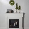 LED Tannenbaum Lummer - stehend - Tischbaum - 10 warmweiße LED - H: 45cm - Batteriebetrieb - grün Produktbild-Vorschau