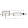 Alberts 326012 Serranda doppia, acciaio inox, 327 x 52 mm Anteprima dell’immagine prodotto 4