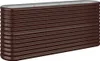 vidaXL Zvýšené lůžko Pozinkovaná ocel 152x40x68 cm Hnědá Náhled obrázku produktu 1