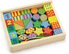Drevené vzdelávacie bloky pre deti na navliekanie Viga Toys Náhľad obrázku produktu 5