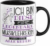 Musiklehrerin Tasse Geschenk Ich Bin Diese Eine Legendäre Produktbild-Vorschau 1