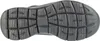 The image shows the sole of a black shoe, viewed from underneath. Podgląd zdjęcia produktu