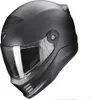 Casco moto SCORPION COVERT FX solido nero opaco perlato XL Anteprima dell’immagine prodotto 1