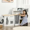 HOMCOM Holzspielzeugküche für Kinder ab 3 Jahren, Produktbild-Vorschau 2