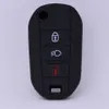 Auto Schlüssel Hülle Silikon Schutz Cover Schwarz Produktbild-Vorschau 2