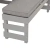 Ocelový balkonový set Sunjoy LAGOS - 126 cm x 157 cm, šedý Náhled obrázku produktu 11