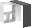 Drehbarer Barschrank SATURNE - weiß und grau Produktbild-Vorschau 3