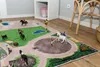 Pferde Spielteppich Kleiner Ponyhof Größe: 160cm x 120cm - Produktbild-Vorschau 5