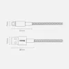 Baseus Tungsten Gold USB-A vers Lightning 2,4A, 2m - Noir Voir les images du produit 21