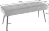 Design Sitzbank BOUTIQUE 100cm dunkelgrau Cord schwarze Produktbild-Vorschau 7