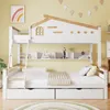 MODFU Letto a castello Letto per bambini 90x200cm e Anteprima dell’immagine prodotto 11