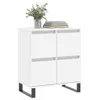 vidaXL Kredens biały 60x35x70 cm Materiał drewnopochodny Podgląd zdjęcia produktu 3