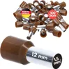 500 Stück Kalitec AE01406BR Aderendhülsen isoliert 0,14mm² Produktbild-Vorschau 1
