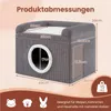 KOMFOTTEU Katzenhöhle, Katzenhaus mit Sisal-Kratzmatte & Produktbild-Vorschau 8