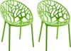 CLP 2er Set Gartenstuhl Hope, Modernes Design, Wetterfest, Produktbild-Vorschau 1