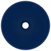 vidaXL Lavabo rotondo blu scuro opaco 32,5x14 cm in Anteprima dell’immagine prodotto 7