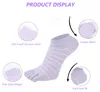 5 Paar kurze Damen-Fingersocken, Baumwoll-Zehensocken Produktbild-Vorschau 5