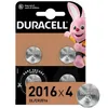 Duracell Batterie Knopfzelle CR2016 3.0V Lithium    4St. Anteprima dell’immagine prodotto 1