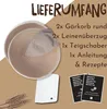 Set di 2 cestini di lievitazione rotondi incl. raschietto Anteprima dell’immagine prodotto 10