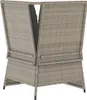 Design Garten-Ecksofa mit Kissen Hellgrau Poly Rattan, Produktbild-Vorschau 6