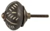 Clayre & Eef Bouton de porte Ø 4x4 cm Gris Céramique Voir les images du produit 2