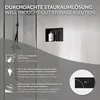 LuxeBath Wandnische aus Edelstahl, 20x30x10 cm, Schwarz, Produktbild-Vorschau 4
