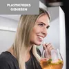 GLASWERK Glas Strohhalm 7er Set (15cm) Strohhalm Produktbild-Vorschau 3
