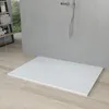 SMC Duschwanne 140x100cm weiß Steinoptik mit Ablaufgarnitur Produktbild-Vorschau 10