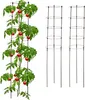 Relaxdays Rankhilfe, 3er Set, 5 Ringe, HxD 150x28 cm, Produktbild-Vorschau 1