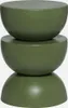 Three stacked green bowls, forming a table. Produktbild-Vorschau