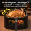 Friteuse à Air XXL 9L sans Huile avec 9 Programmes, Air Voir les images du produit 5